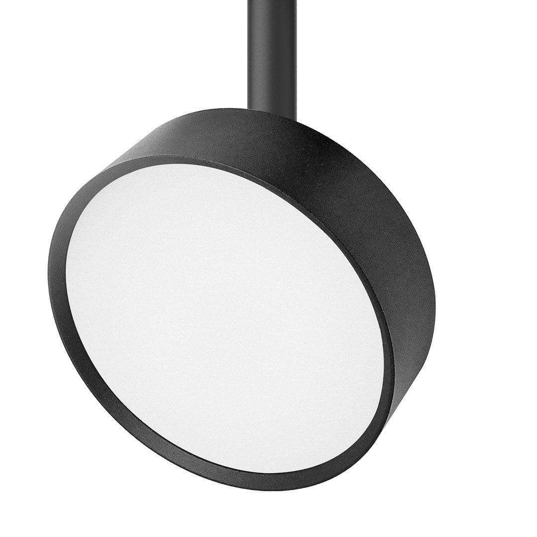 LED svjetiljka 9W CCT 48V Ø10CM za Magnetni sustav SLIM 5 mm visine, CRNA