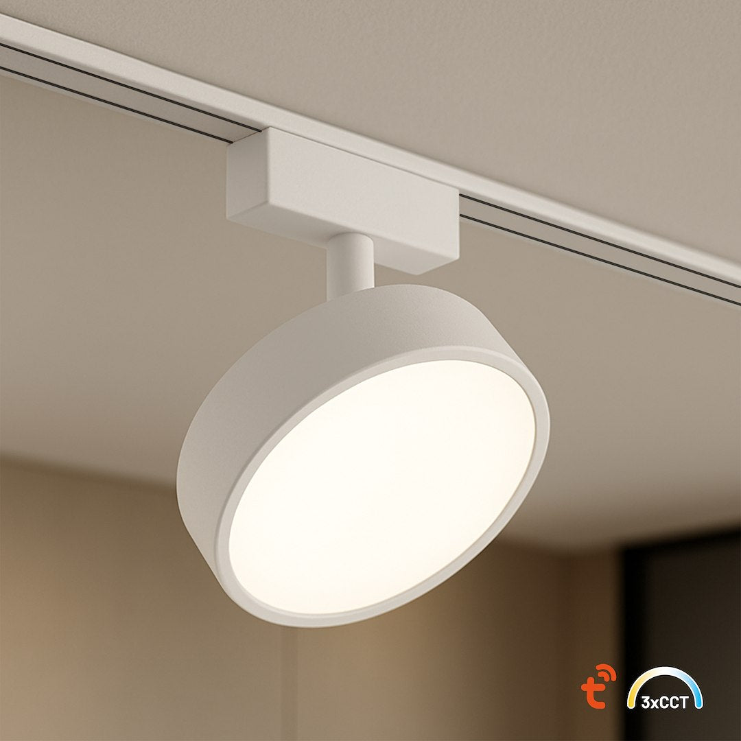 LED svjetiljka 9W CCT 48V Ø10CM za Magnetni sustav SLIM 5 mm visine, BIJELA