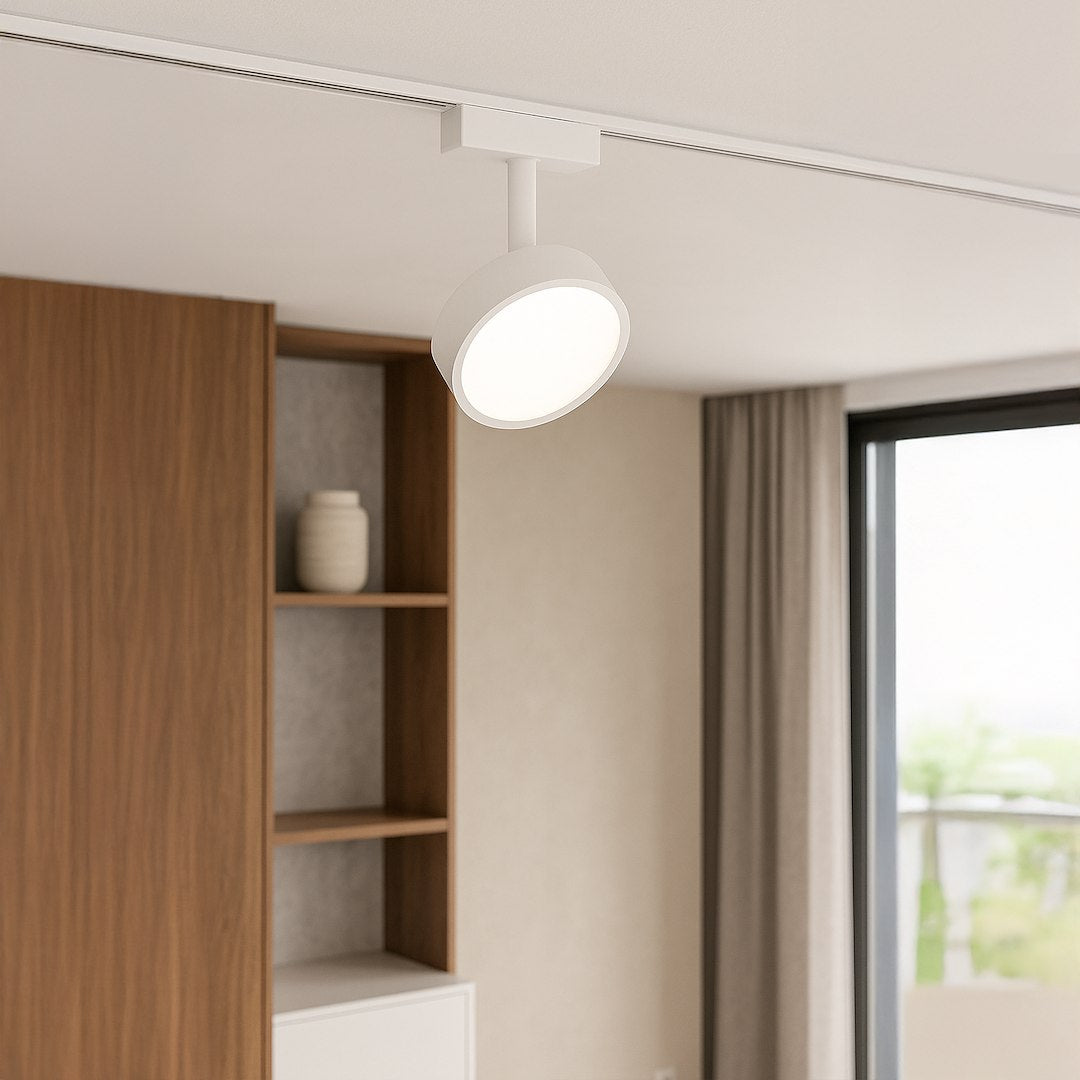 LED svjetiljka 9W CCT 48V Ø10CM za Magnetni sustav SLIM 5 mm visine, BIJELA