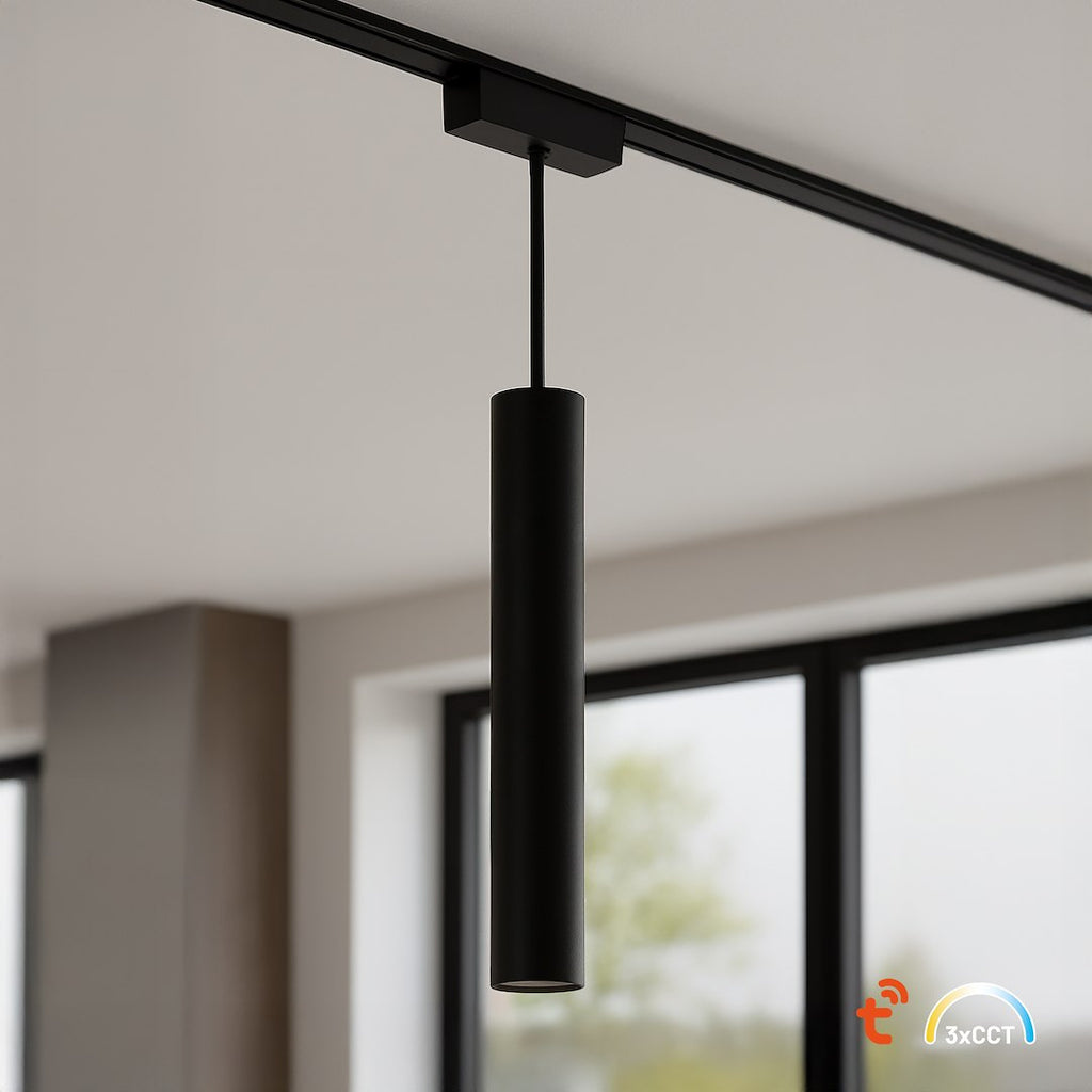 LED viseća svjetiljka 6W CCT 48V 30CM za Magnetni sustav SLIM 5 mm visine, CRNA