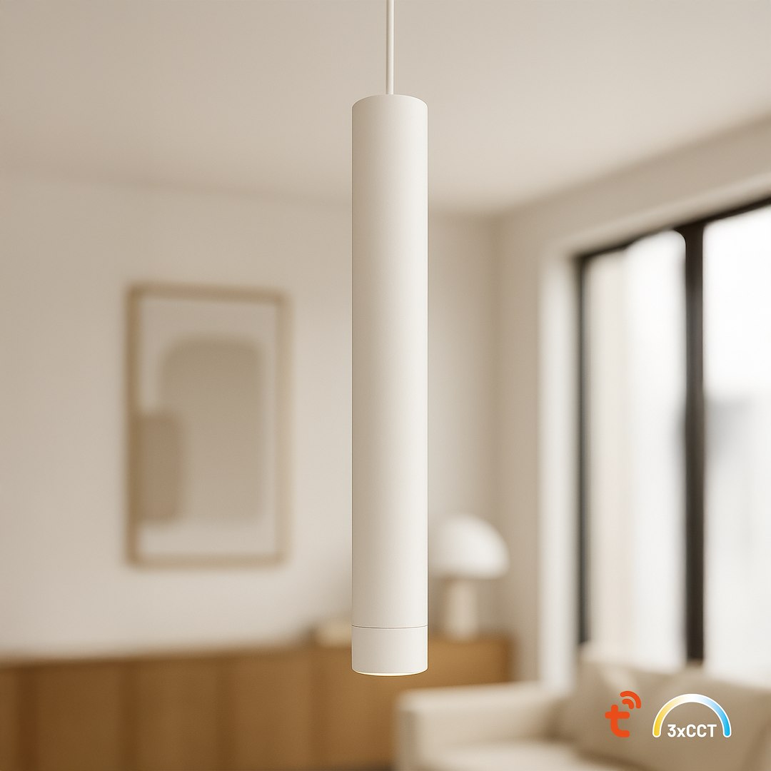 LED viseća svjetiljka 6W CCT 48V 30CM za Magnetni sustav SLIM 5 mm visine, BIJELA