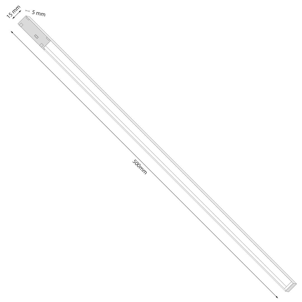 LED linijska svjetiljka 5W CCT 48V 50CM za Magnetni sustav SMALL 5 mm širine