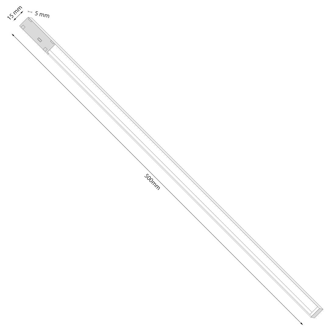 LED linijska svjetiljka 5W CCT 48V 50CM za Magnetni sustav SMALL 5 mm širine