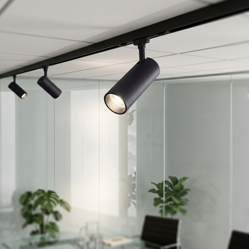 LED spot svjetiljka 5W CCT 48V 6CM za Magnetni sustav SMALL 5 mm širine, CRNA