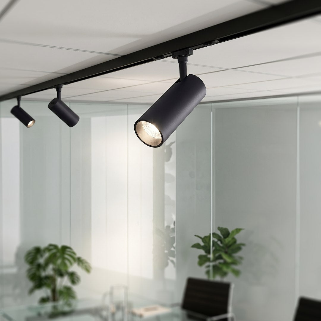 LED spot svjetiljka 5W CCT 48V 6CM za Magnetni sustav SMALL 5 mm širine, CRNA
