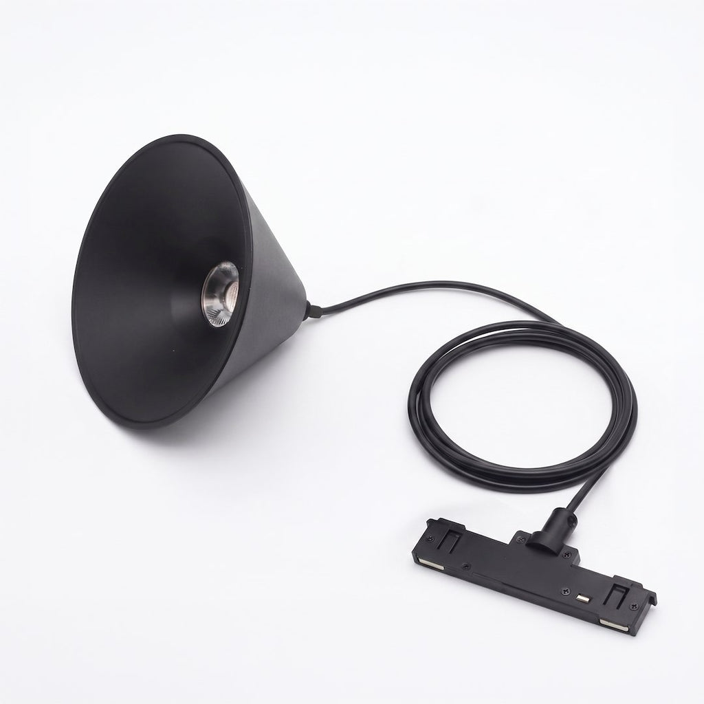 LED viseća svjetiljka 7W CCT 48V Ø10CM za Magnetni sustav SMALL 5 mm širine, CRNA