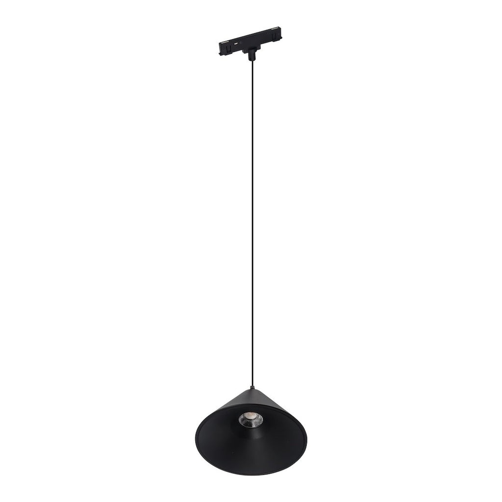 LED viseća svjetiljka 7W CCT 48V Ø10CM za Magnetni sustav SMALL 5 mm širine, CRNA