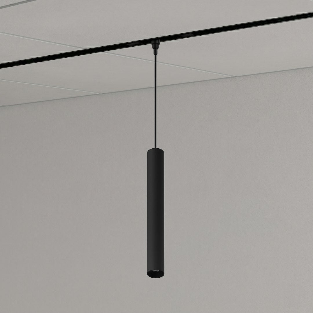 LED viseća svjetiljka 7W CCT 48V 30CM za Magnetni sustav SMALL 5 mm širine, CRNA