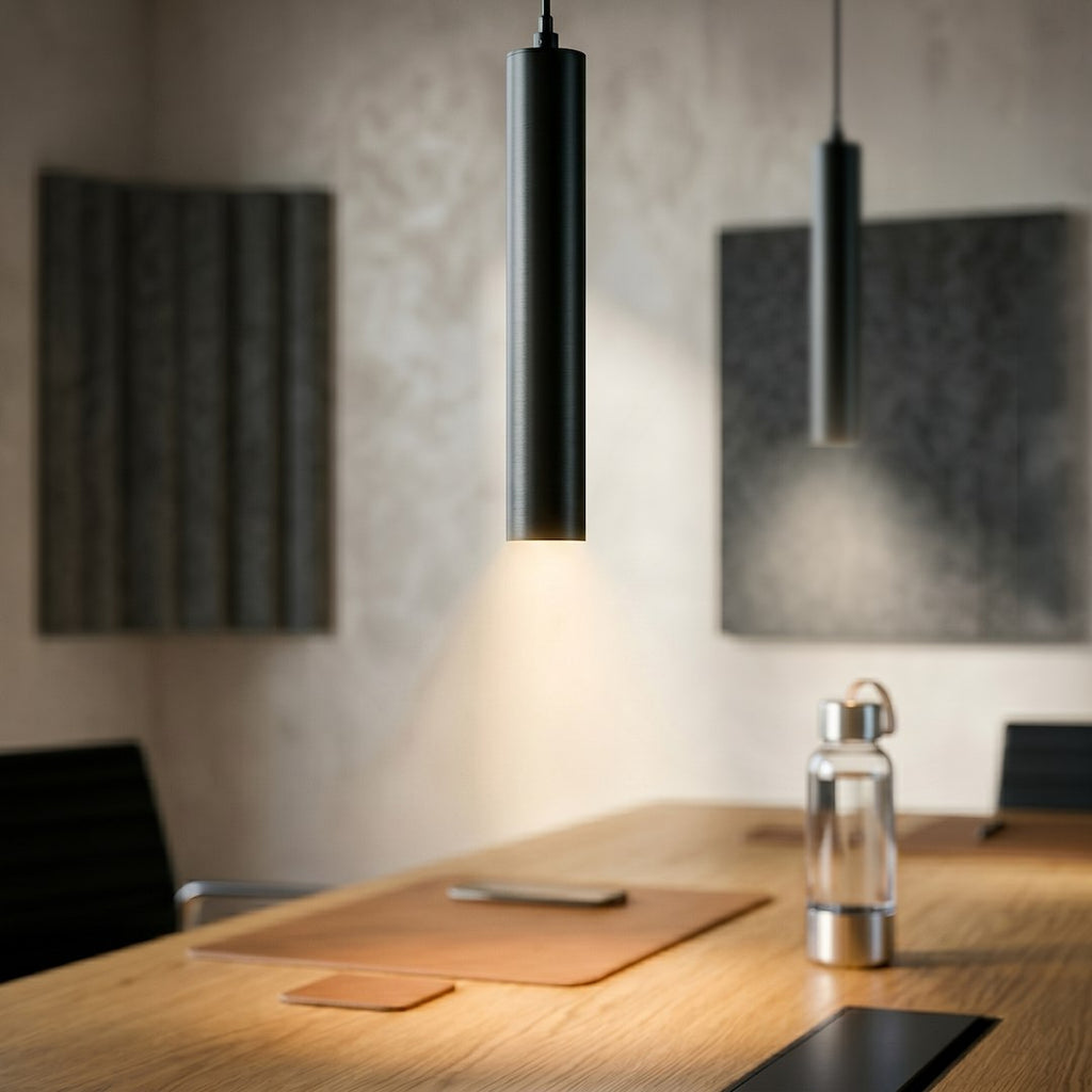 LED viseća svjetiljka 7W CCT 48V 30CM za Magnetni sustav SMALL 5 mm širine, CRNA