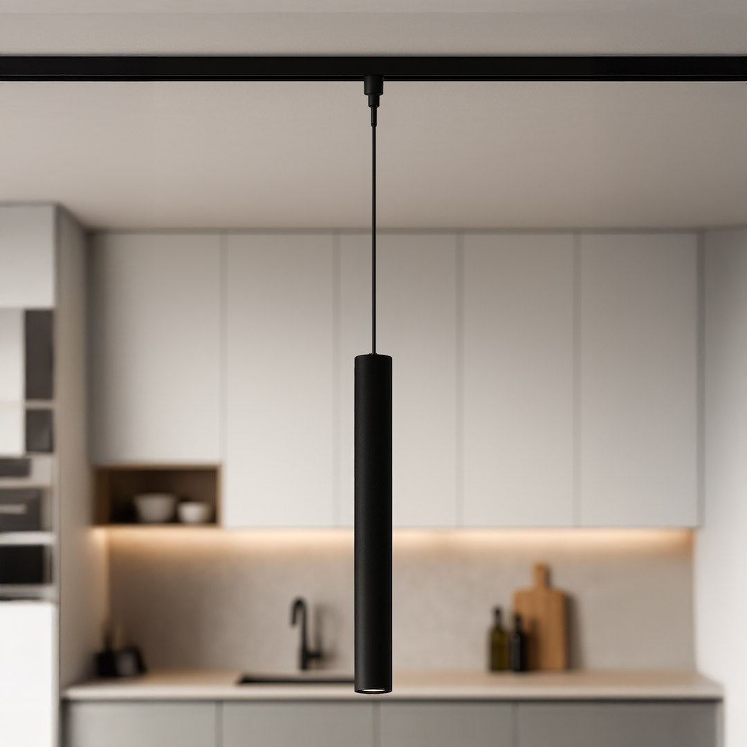 LED viseća svjetiljka 7W CCT 48V 30CM za Magnetni sustav SMALL 5 mm širine, CRNA