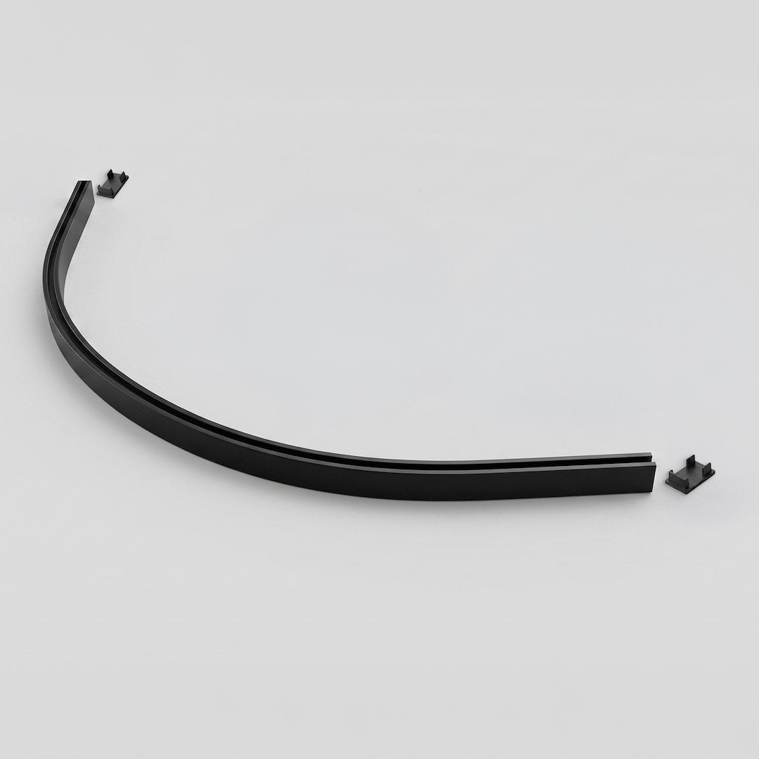 Magnetna tračnica kružna 1/4 Ø60 CM za Magnetni sustav SMALL 5 mm širine, CRNA