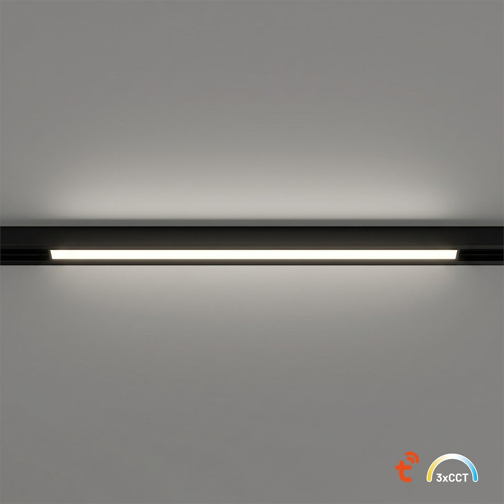 LED svjetiljka 10W CCT 48V 30CM za Magnetni sustav MEDIUM 10 mm širine, CRNA