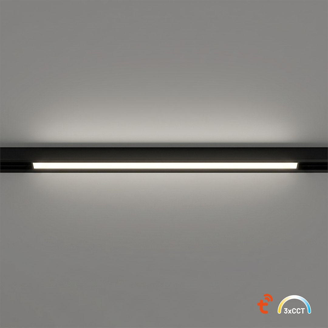 LED svjetiljka 10W CCT 48V 30CM za Magnetni sustav MEDIUM 10 mm širine, CRNA