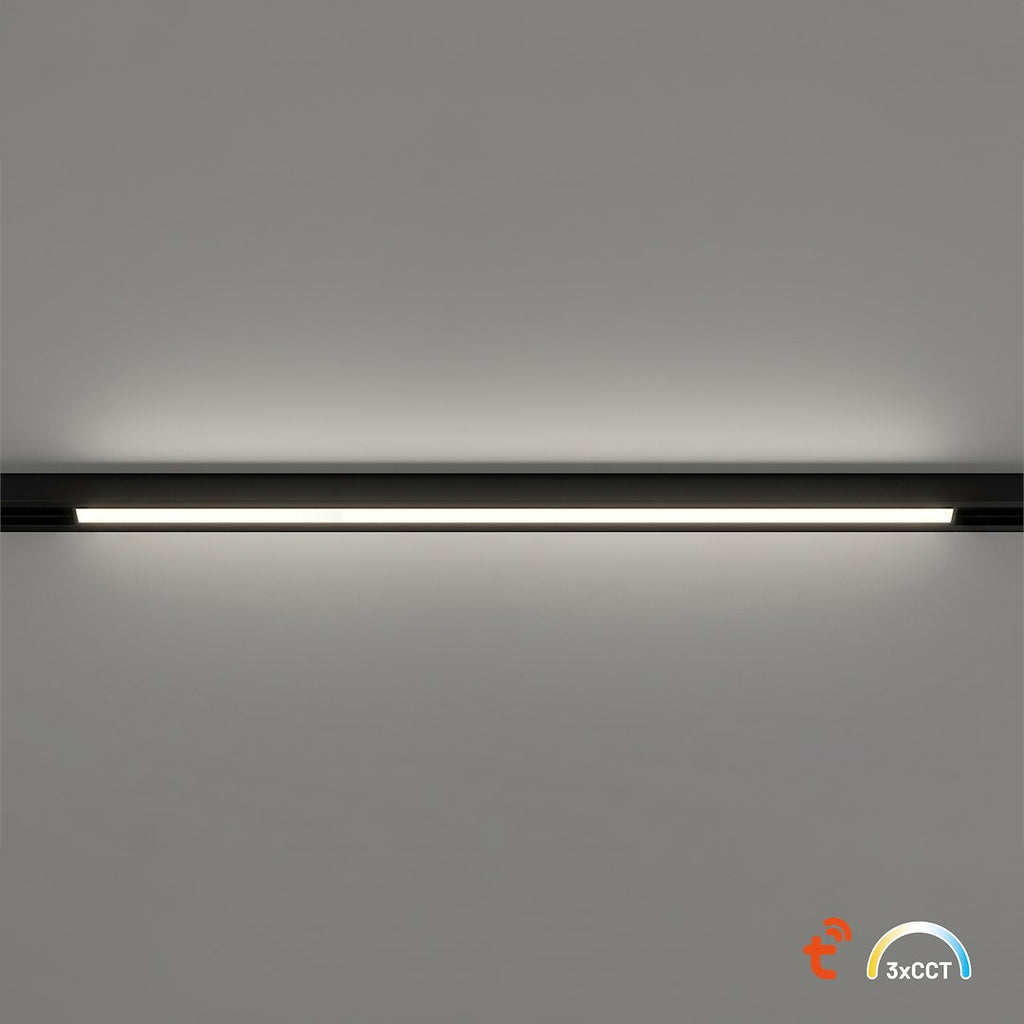 LED svjetiljka 15W CCT 48V 45CM za Magnetni sustav MEDIUM 10 mm širine, CRNA