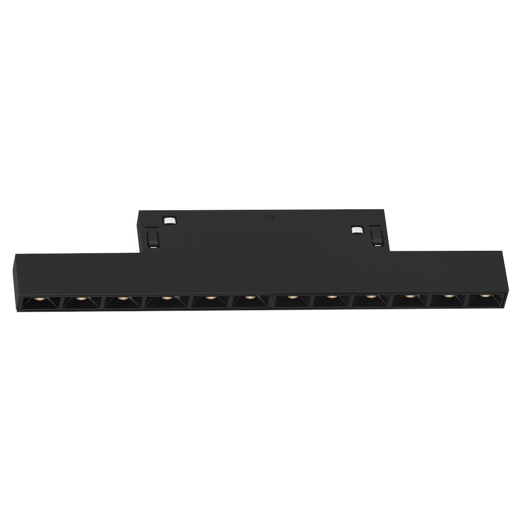LED spot svjetiljka 12W CCT 48V 20CM za Magnetni sustav MEDIUM 10 mm širine, CRNA