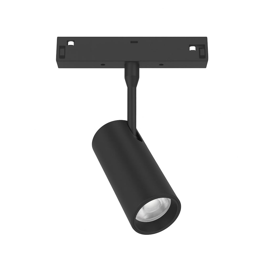 LED spot svjetiljka 6W CCT 48V 8CM za Magnetni sustav MEDIUM 10 mm širine, CRNA