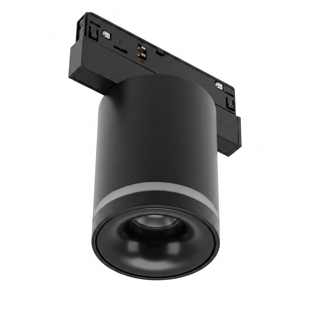 LED spot svjetiljka 6W CCT 48V Ø5CM za Magnetni sustav MEDIUM 10 mm širine, CRNA