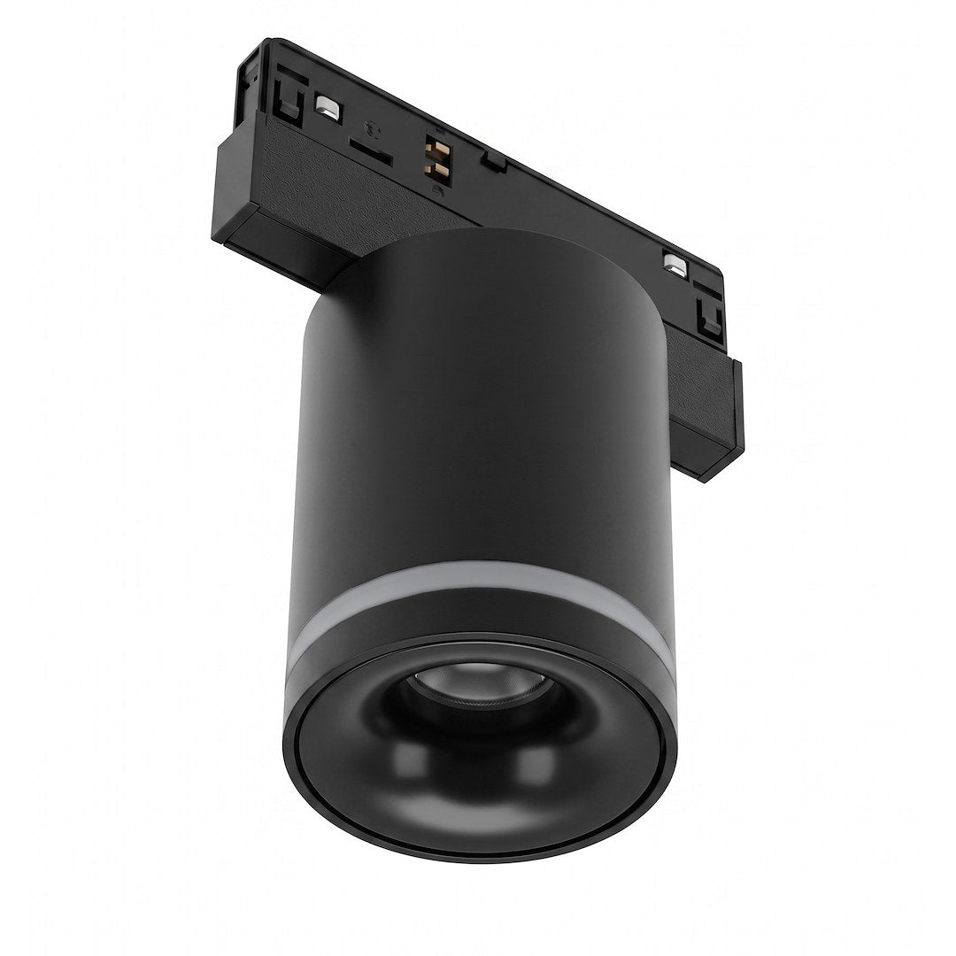 LED spot svjetiljka 6W CCT 48V Ø5CM za Magnetni sustav MEDIUM 10 mm širine, CRNA