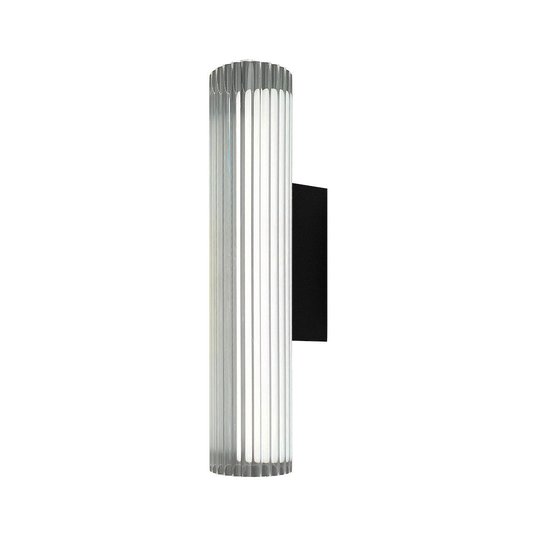 LED zidna svjetiljka Trivia, 6W, CCT, 300MM, IP44, CRNA