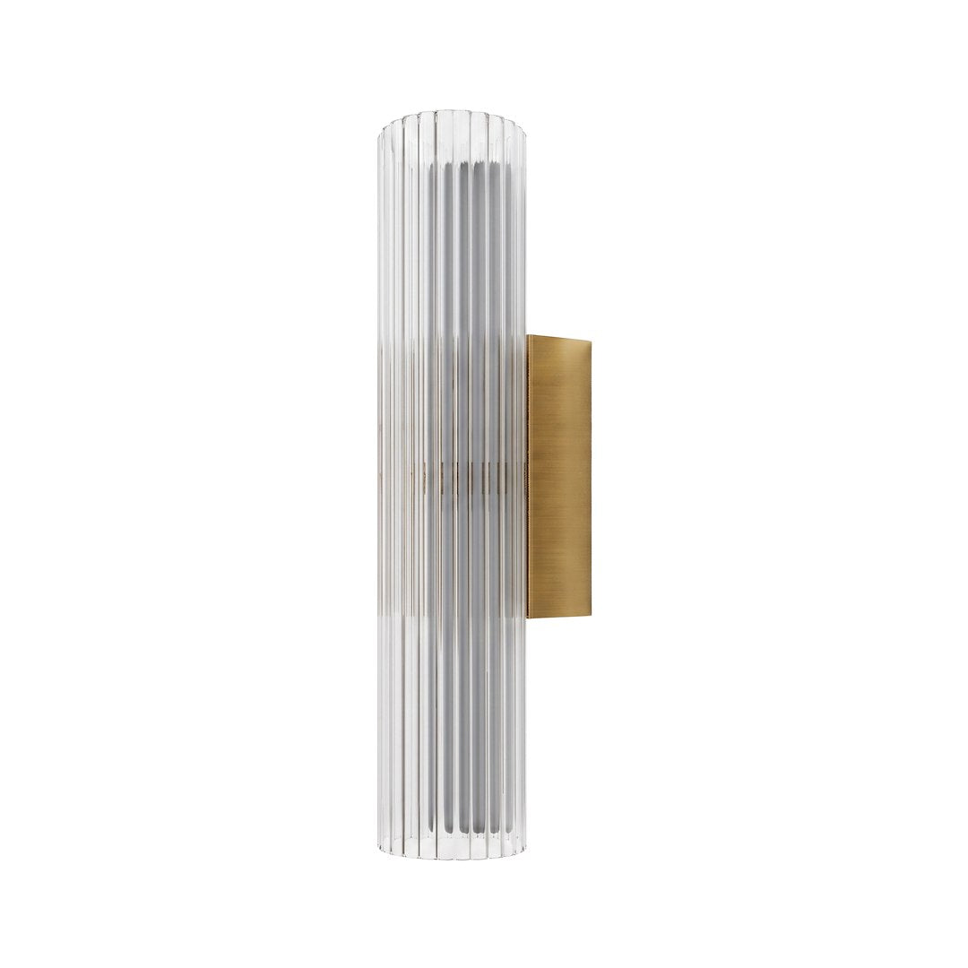 LED zidna svjetiljka Trivia, 6W, CCT, 300MM, IP44, ZLATNA