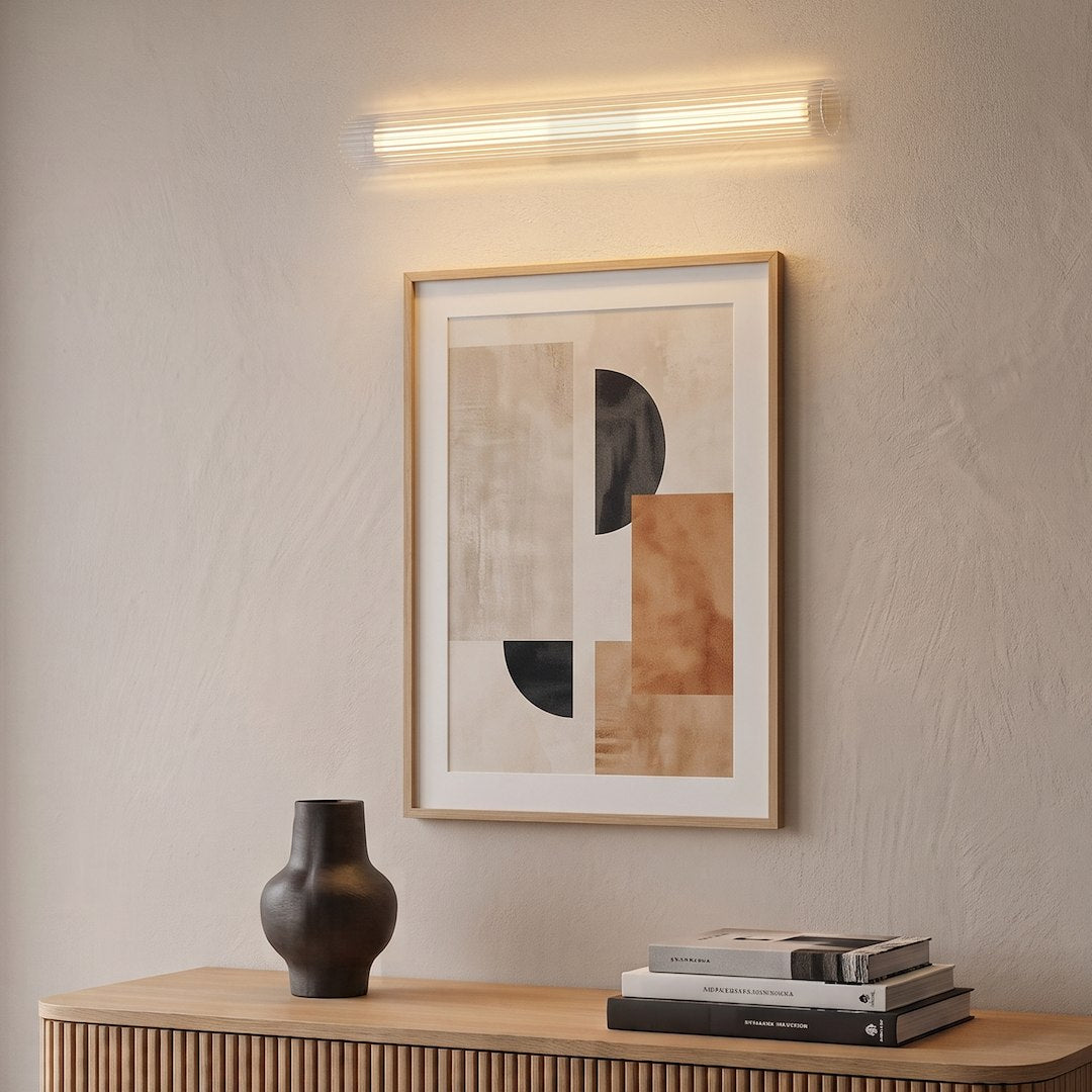 LED zidna svjetiljka Trivia, 11W, CCT, 600MM, IP44, CRNA