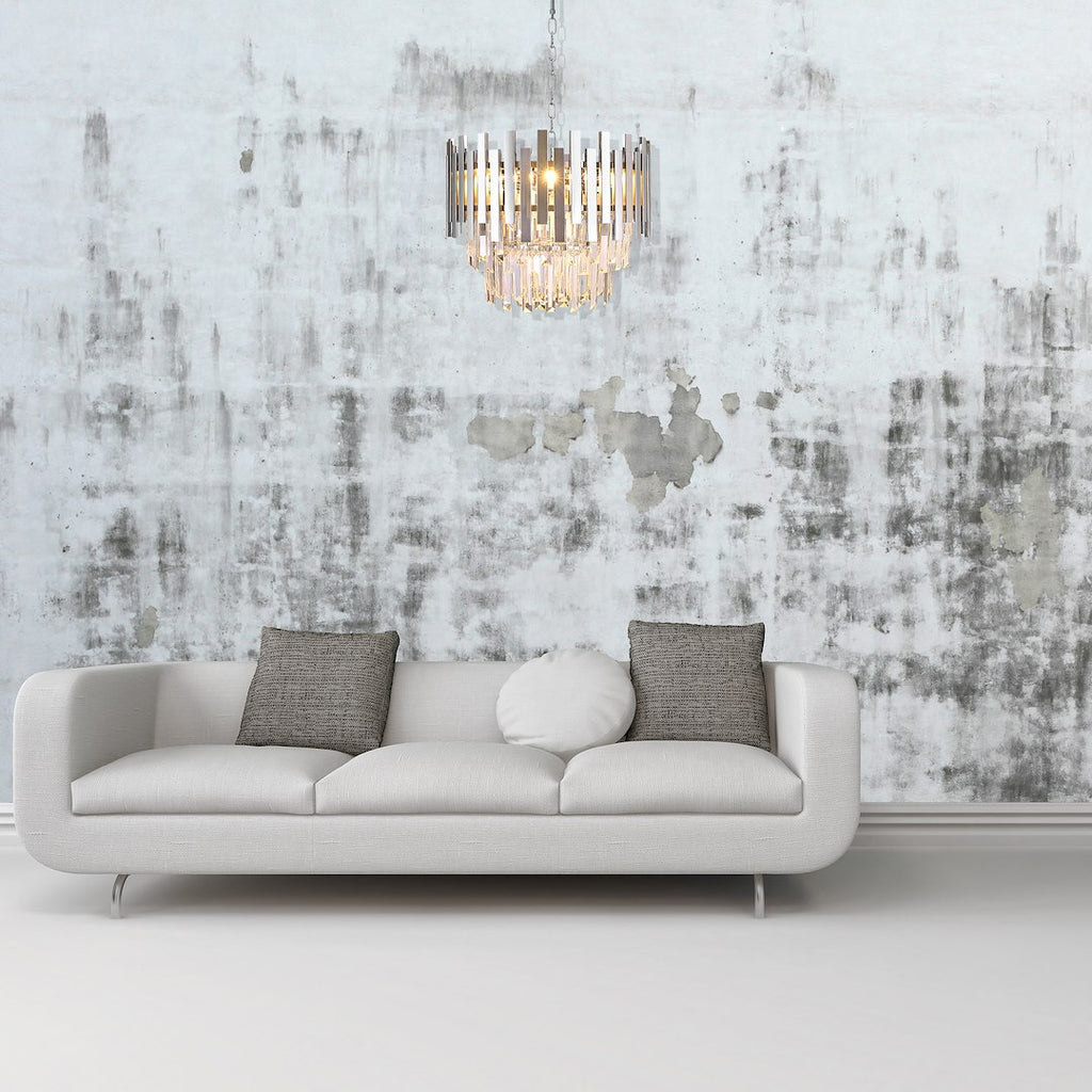 Viseća svjetiljka/luster ASPEN 6xE14, krom