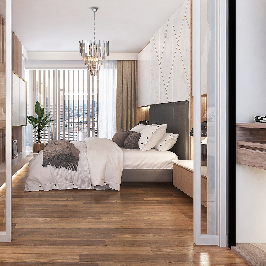 Viseća svjetiljka/luster ASPEN 9xE14, krom