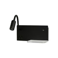 Noćna lampa s policom SHELF Led 4W+5W+2W lijeva Crna