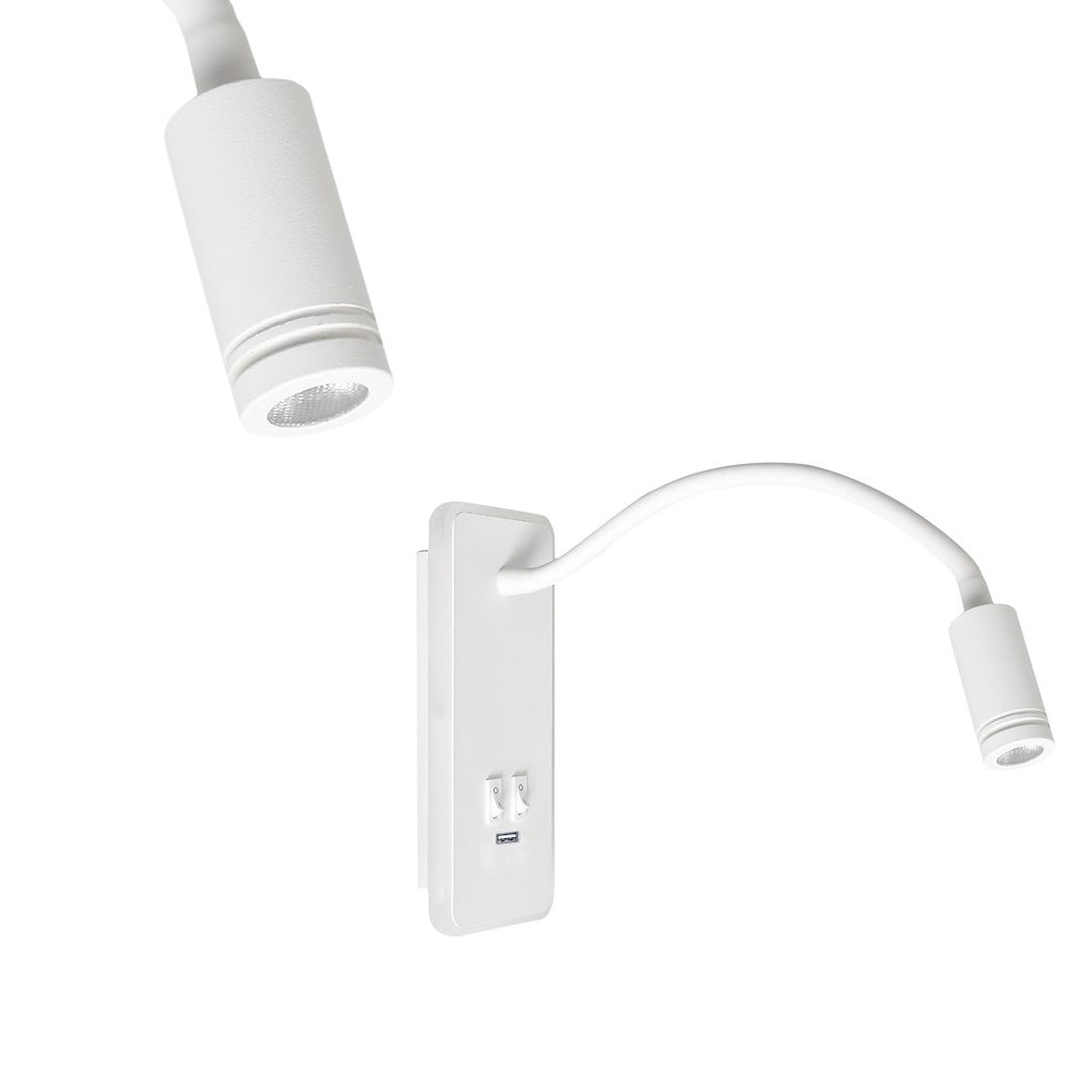 Noćna lampa BASE 8W + 2W BIJELA