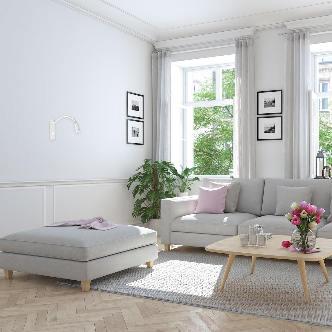 Noćna lampa BASE 8W + 2W BIJELA
