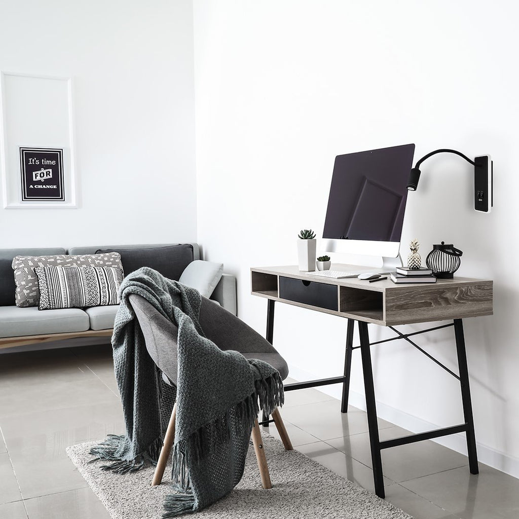 Noćna lampa BASE 8W+2W CRNA