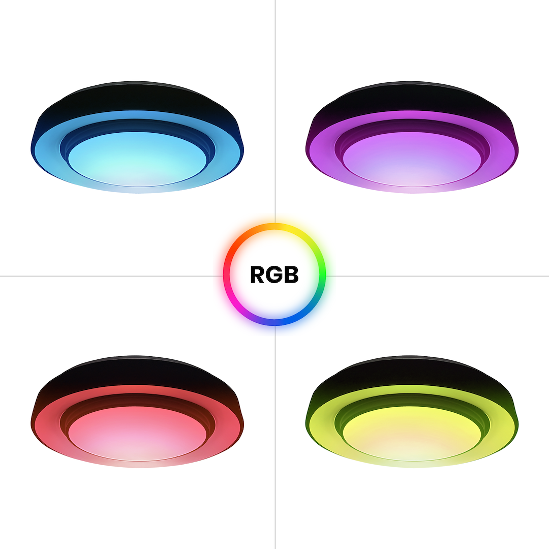 NAOMI SMART stropna svjetiljka Ø380 mm 24W LED RGB