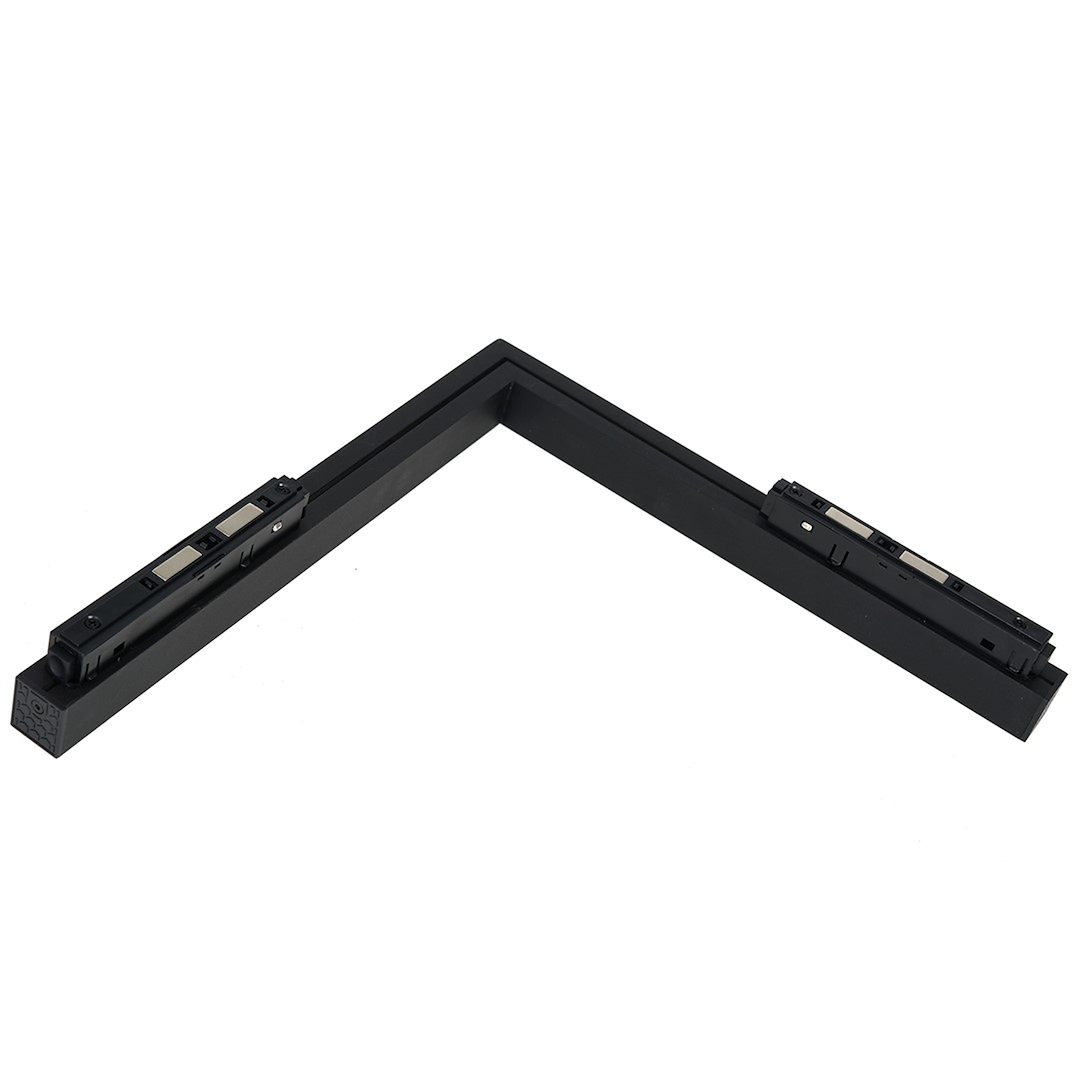 LED kutna svjetiljka 24W 4000K 48V za Magnetni sustav LARGE 20 mm širine, CRNA