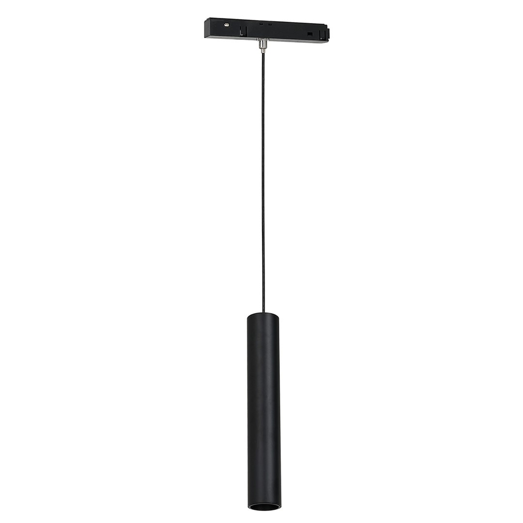 LED viseća svjetiljka 7W 4000K 48V 20CM za Magnetni sustav LARGE 20 mm širine, CRNA