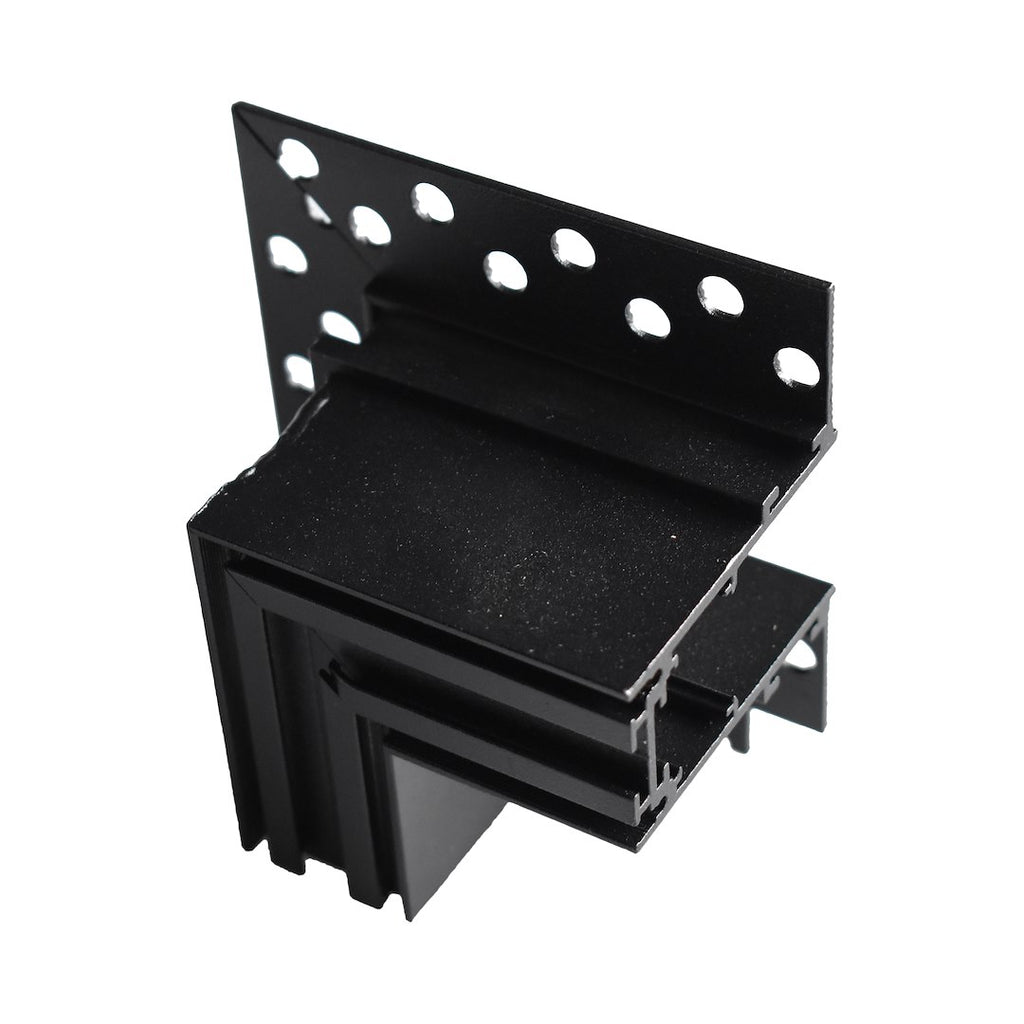 Ugradbeni Kut za Magnetni sustav LARGE 20 mm širine, CRNI