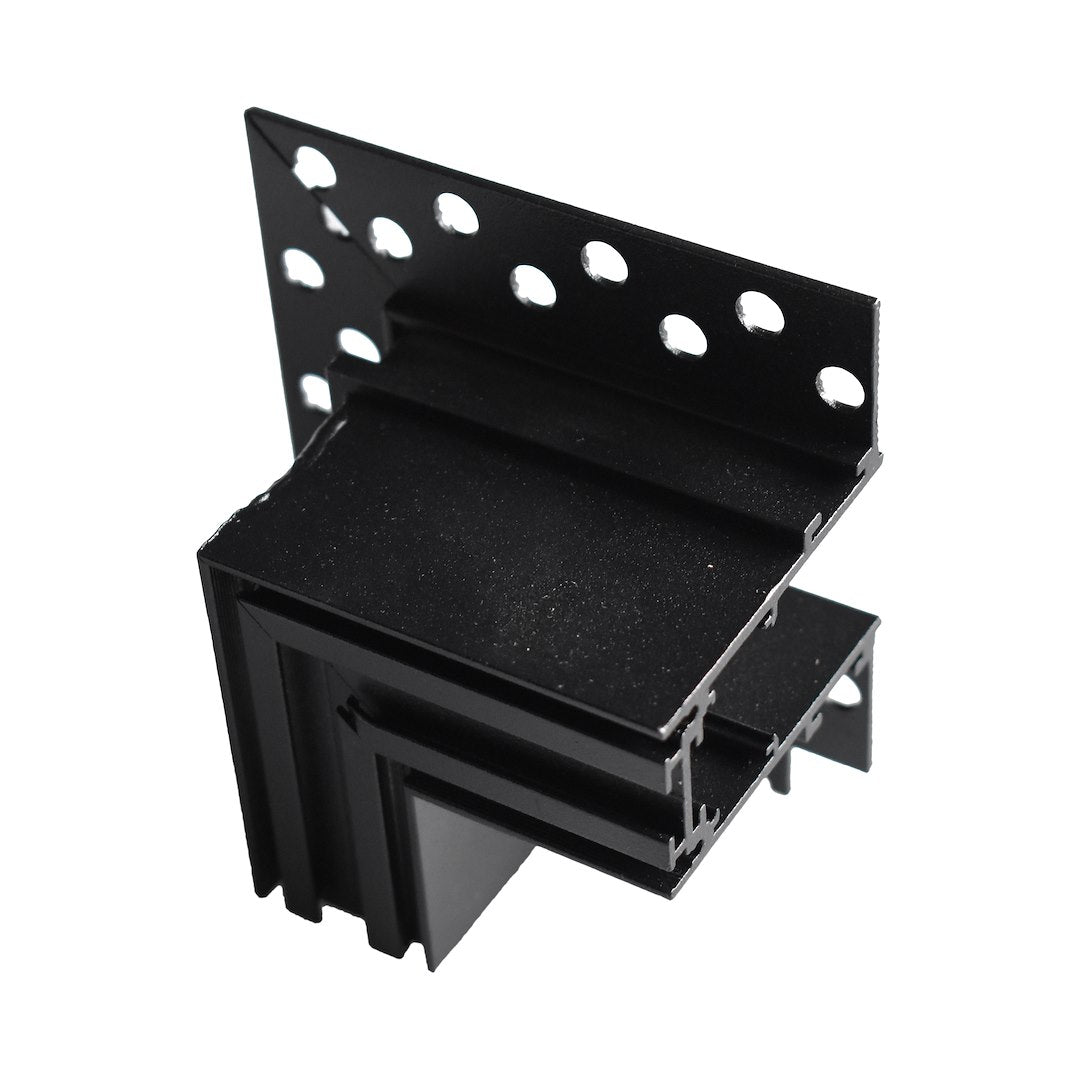 Ugradbeni Kut za Magnetni sustav LARGE 20 mm širine, CRNI