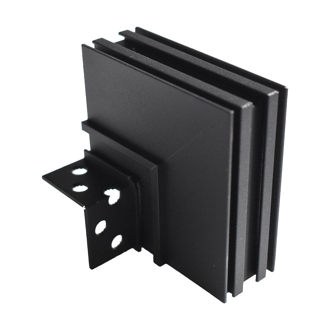 Ugradbeni Kut L za Magnetni sustav LARGE 20 mm širine, CRNI