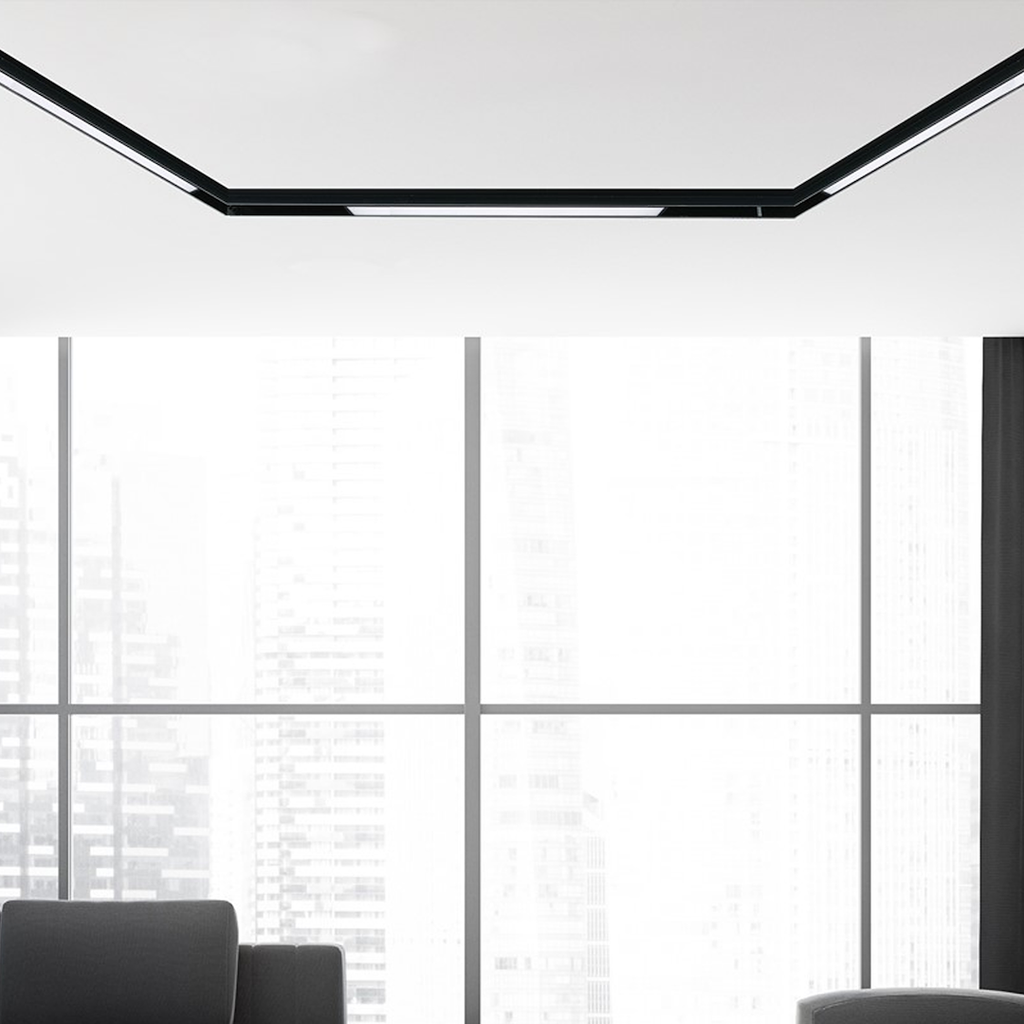 LED svjetiljka 24W 4000K 48V 60CM za Magnetni sustav LARGE 20 mm širine, CRNA