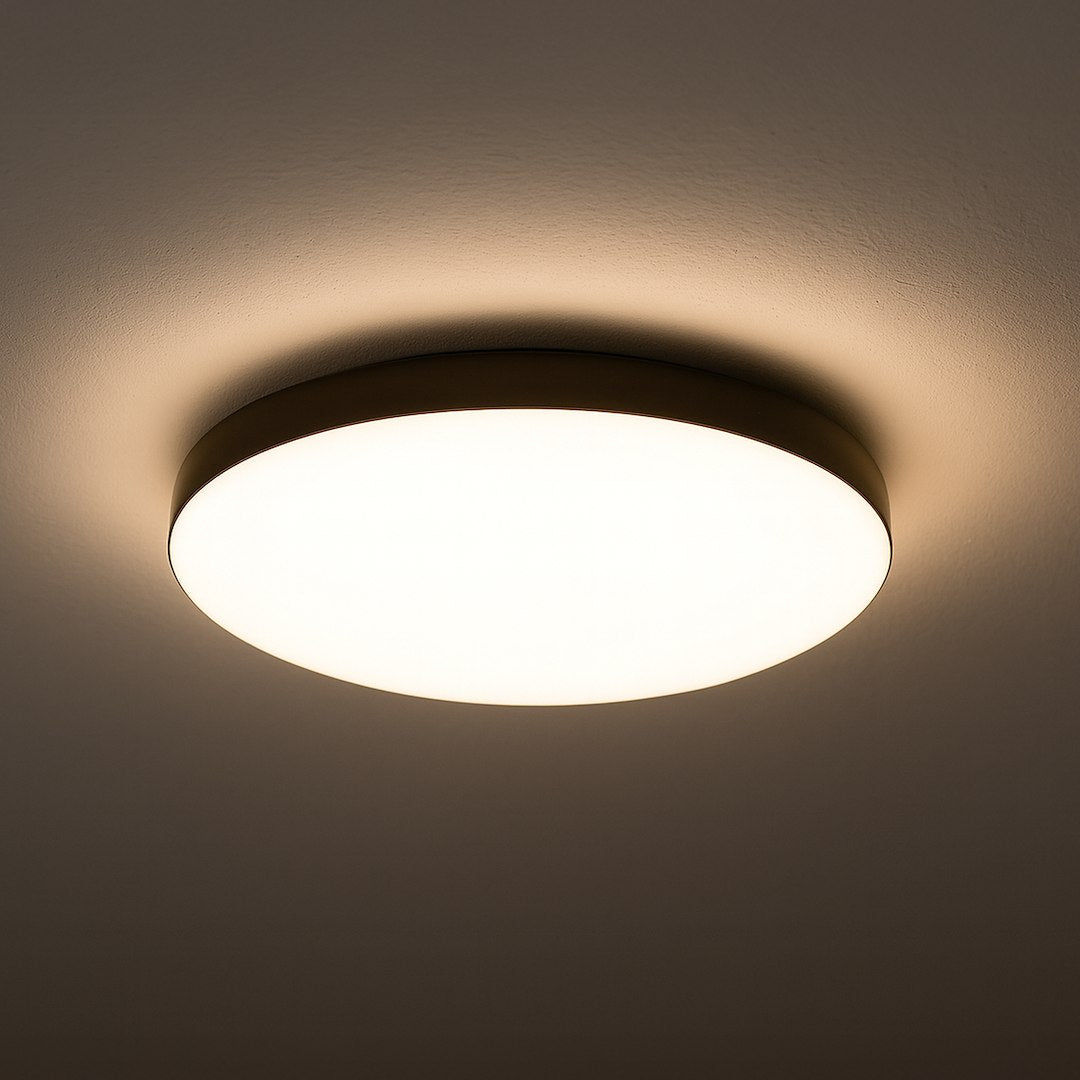 MAYA LED stropna svjetiljka Ø330 mm 15W IP44, CRNA