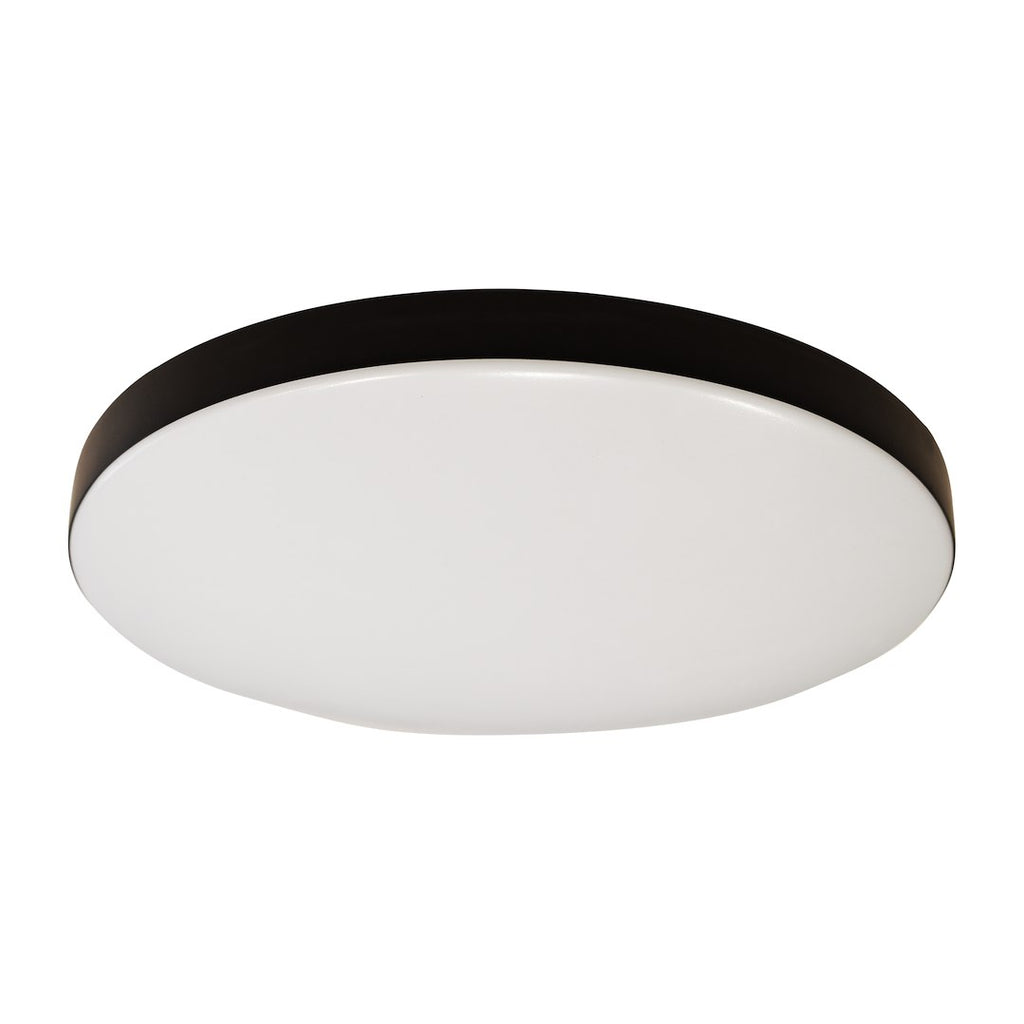 MAYA LED stropna svjetiljka Ø330 mm 15W IP44, CRNA