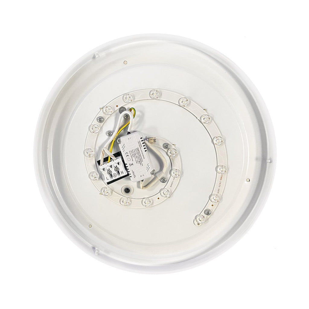 MAYA LED stropna svjetiljka Ø330 mm 15W IP44, CRNA