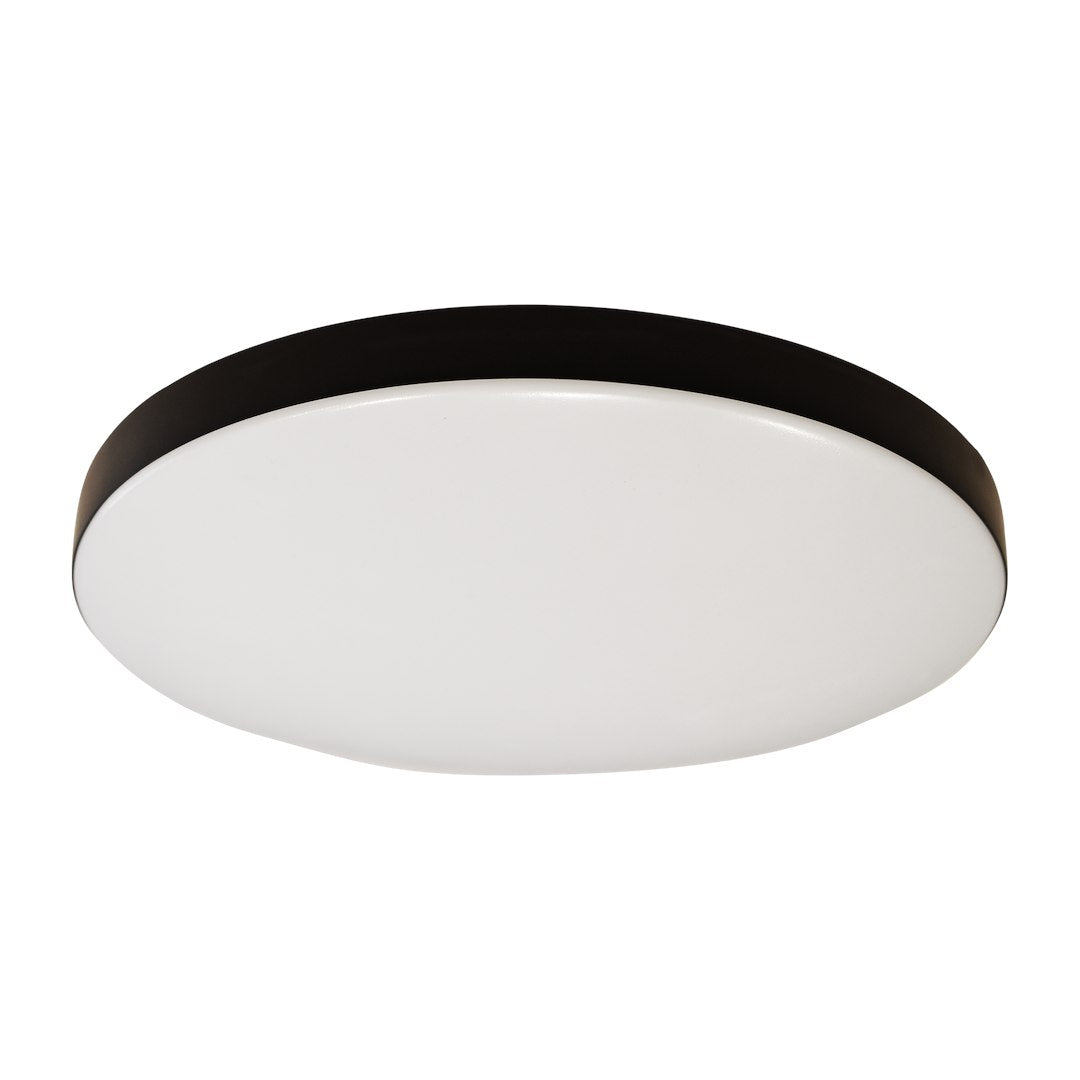 MAYA LED stropna svjetiljka Ø330 mm 15W IP44, CRNA