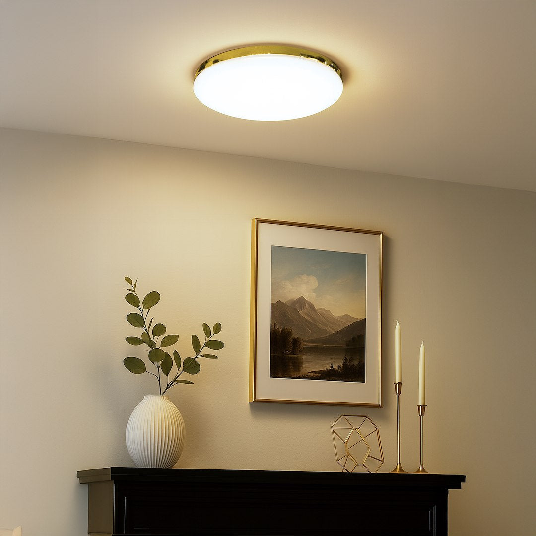 MAYA GOLD 15W LED IP44 stropna svjetiljka Ø330 mm