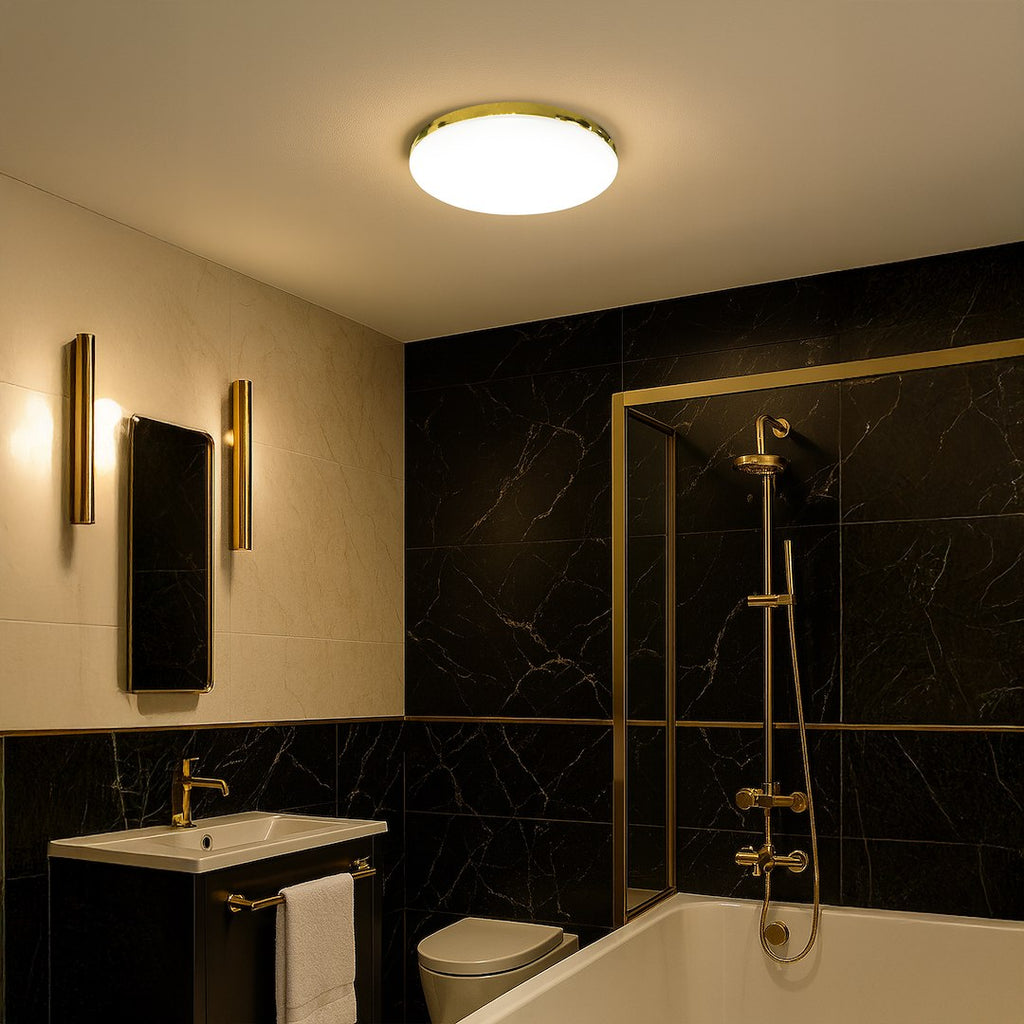 MAYA GOLD 15W LED IP44 stropna svjetiljka Ø330 mm
