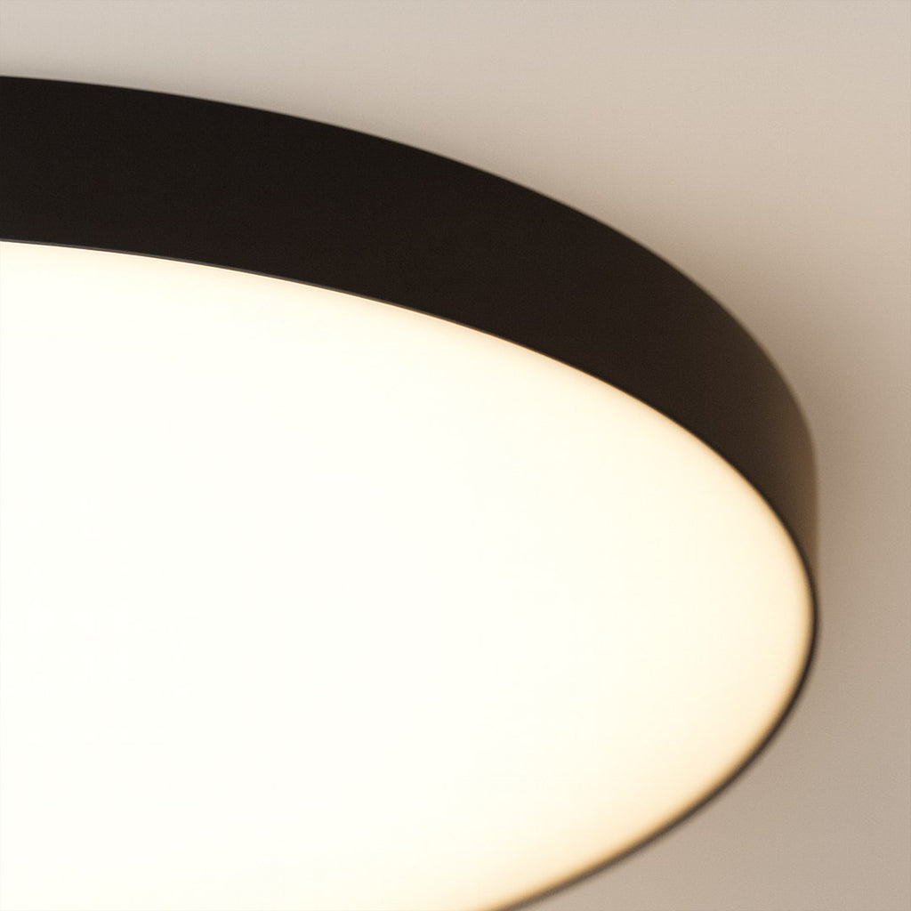 MAYA LED stropna svjetiljka sa PIR senzorom Ø330 mm 15W IP44, CRNA