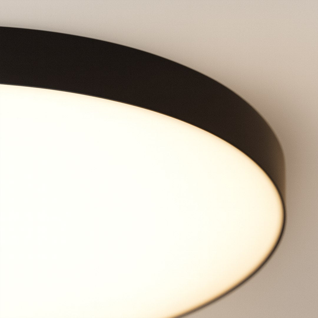 MAYA LED stropna svjetiljka sa PIR senzorom Ø330 mm 15W IP44, CRNA