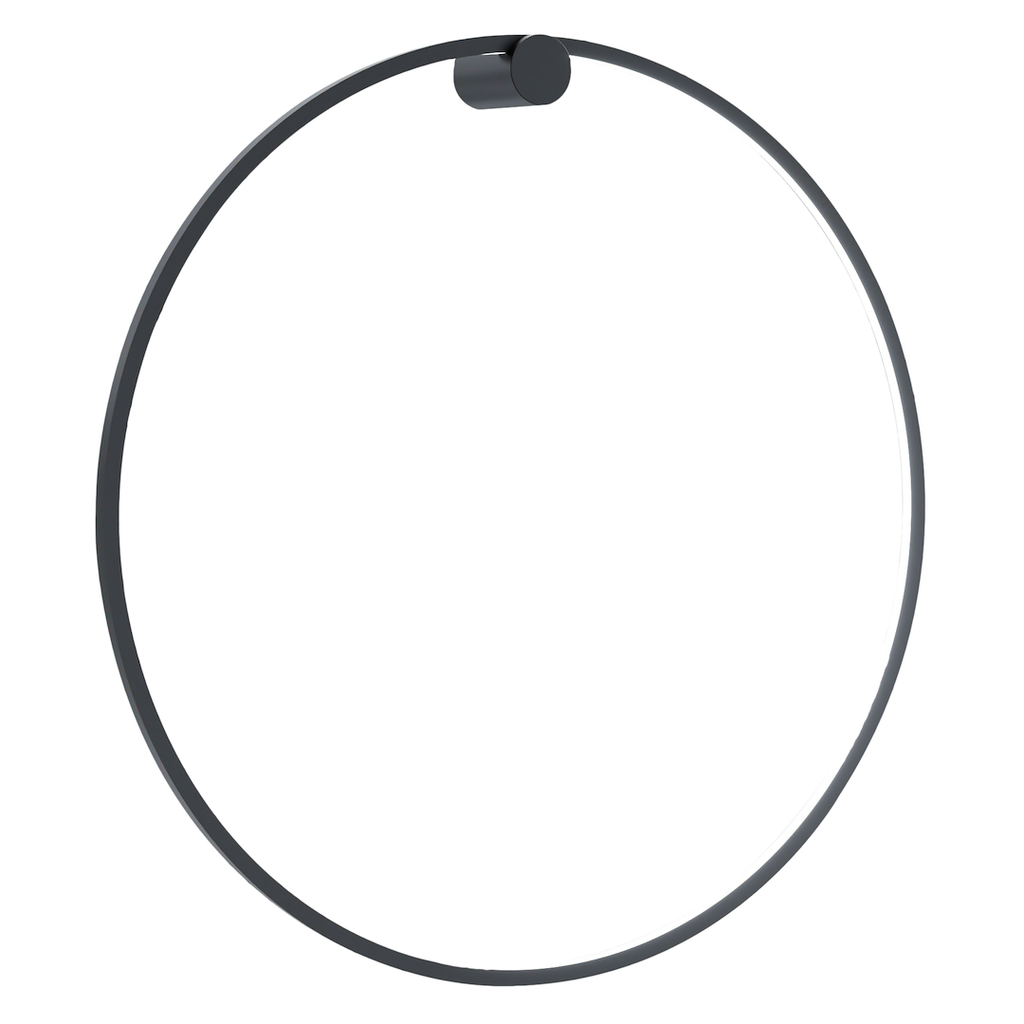 Zidna LED lampa Saturno Crna 46W