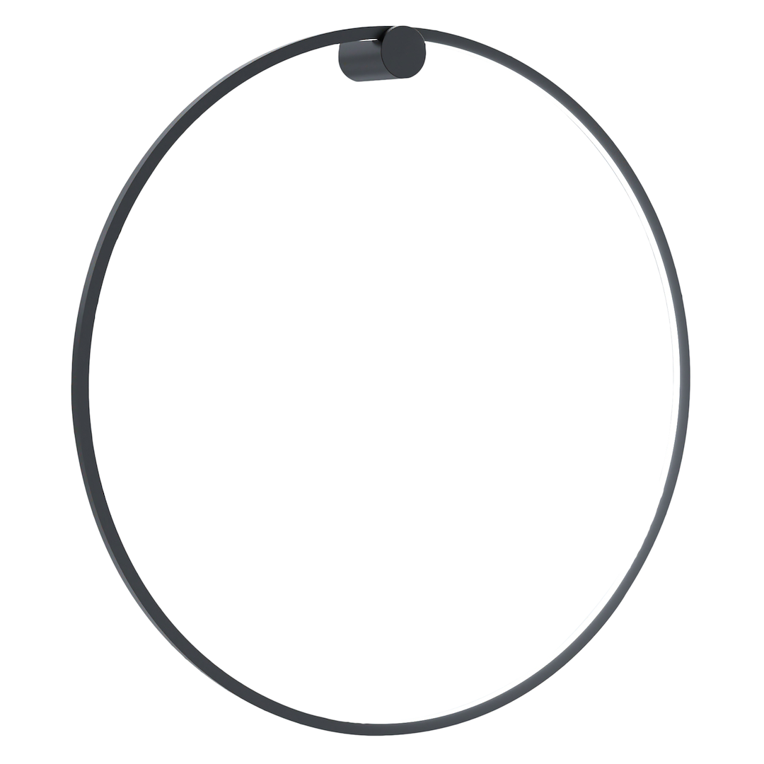 Zidna LED lampa Saturno Crna 46W