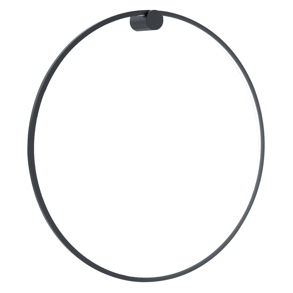 Zidna LED lampa Saturno Crna 46W