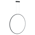 Saturno crna 46W LED viseća lampa
